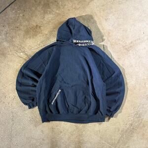 Navy Blue Boxy Custom Hoodie